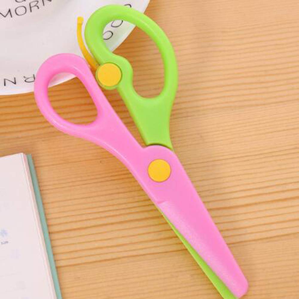 Amazon.co.jp: HJ ハサミ 子供 学校用はさみ 右利き 2色ハンドル
